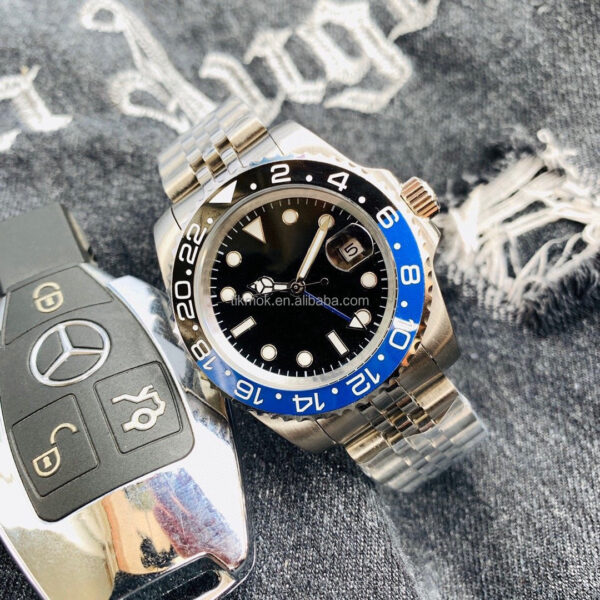 3A Quality GMT Men Automatic Mechanical Movement Watch 904L Stainless Steel 40mm Luminous Waterproof Wristwatch Montre Homme - Image 11