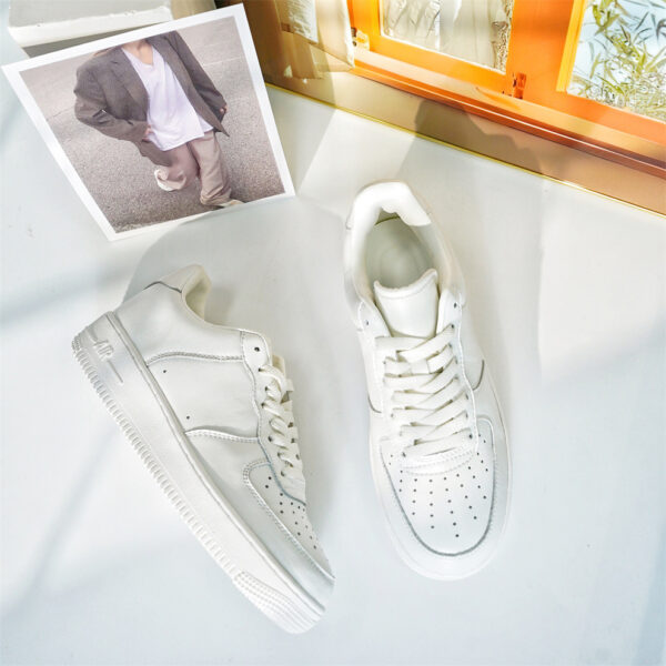 Putian famous brand customized  new fashion versatile solid color men's sneakers breathable sports chunky casual mesh shoes - Image 3